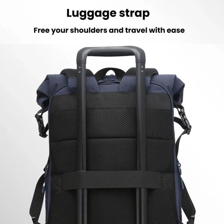 BANGE BG-8109 Casual Student Backpack Large-Capacity Lightweight Rolltop Backpack