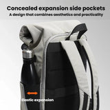 BANGE BG-8109 Casual Student Backpack Large-Capacity Lightweight Rolltop Backpack