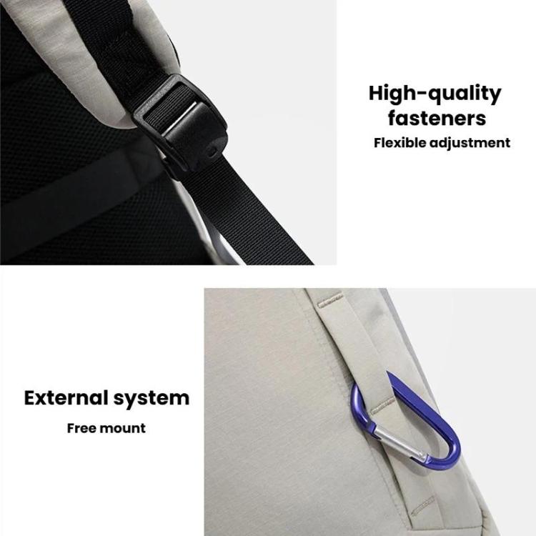 BANGE BG-8109 Casual Student Backpack Large-Capacity Lightweight Rolltop Backpack