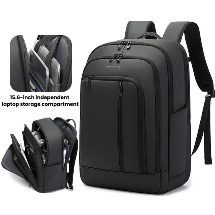 BANGE BG-3076 Men Large-Capacity Travel Backpack Multi-Compartment Laptop Backpack