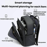 BANGE BG-3076 Men Large-Capacity Travel Backpack Multi-Compartment Laptop Backpack