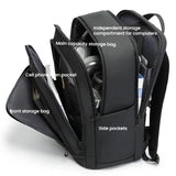 BANGE BG-3076 Men Large-Capacity Travel Backpack Multi-Compartment Laptop Backpack