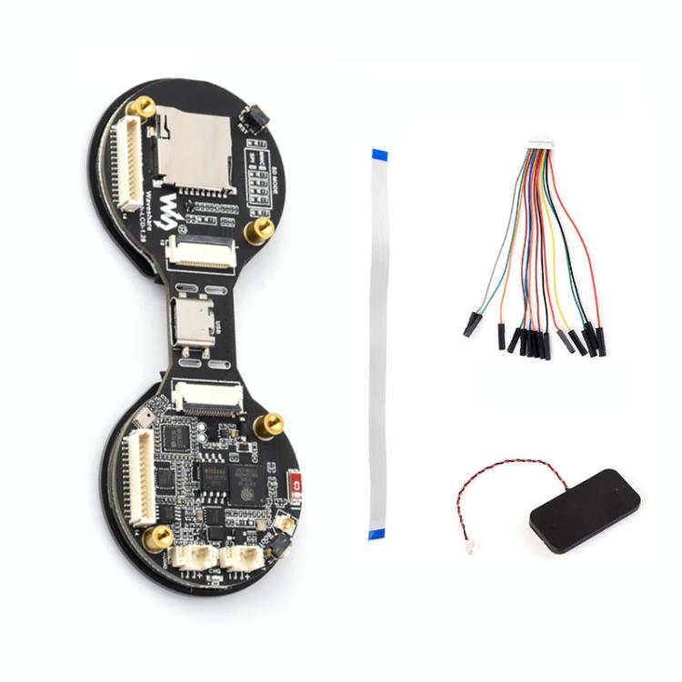 WAVESHARE ESP32-S3 Double Eye 1.28 Inch Round LCD AIoT Development Board, Supports Wi-Fi / Bluetooth 5, No Touch, Touch