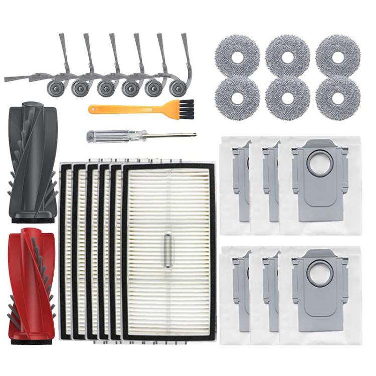 Replacement Parts Kit for Roborock G30 U/G20S Ultra/P20 Ultra/P20 Plus/Saros 10R Robot Vacuum Accessories, 14 In 1, 27 In 1, 41 In 1