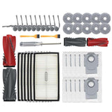 Replacement Parts Kit for Roborock G30 U/G20S Ultra/P20 Ultra/P20 Plus/Saros 10R Robot Vacuum Accessories, 14 In 1, 27 In 1, 41 In 1