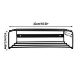Drill Screwdriver Tool Storage Rack Wall-Mounted Tool Storage Shelf, Single, Double, Entire, B-Single