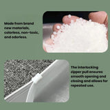 100pcs Warning Label Zipper Bag Clothing Sock Packaging Bag, Sandblasted 15 x 20cm, Sandblasted 17 x 25cm, Sandblasted 20 x 25cm, Sandblasted 20 x 30cm, Sandblasted 25 x 25cm, Sandblasted 25 x 30cm, Sandblasted 25 x 35cm, Sandblasted 27 x 35cm         ...