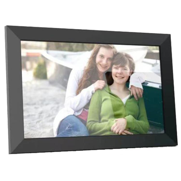 10.1 inch WiFi Touch Digital Photo Frame Landscape/Portrait Standing Photo Transfer Smart Display Black