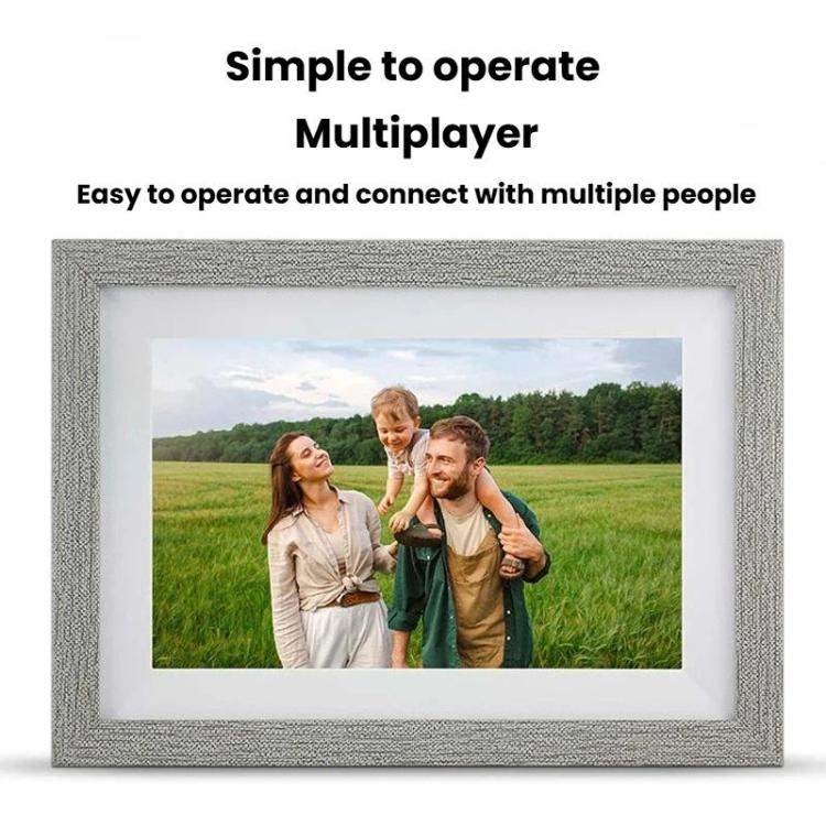 10.1 inch WiFi Touch Digital Photo Frame Landscape/Portrait Standing Photo Transfer Smart Display