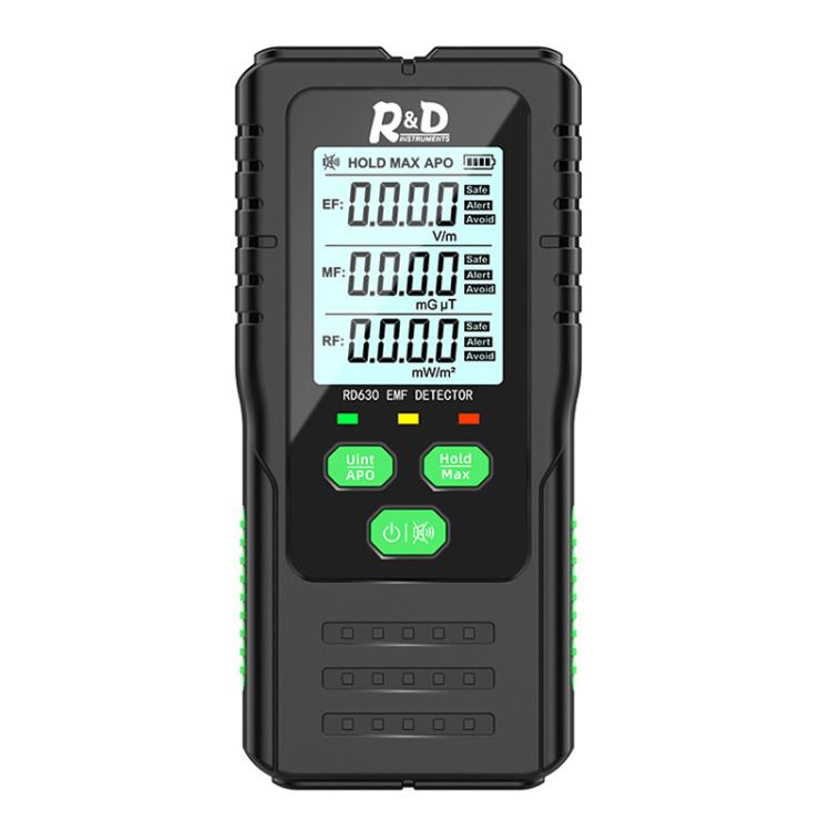 R&D INSTRUMEMTS RD630 3 In 1 Electric Field Magnetic Field RF Detector Electromagnetic Radiation Tester, RD630 RD630