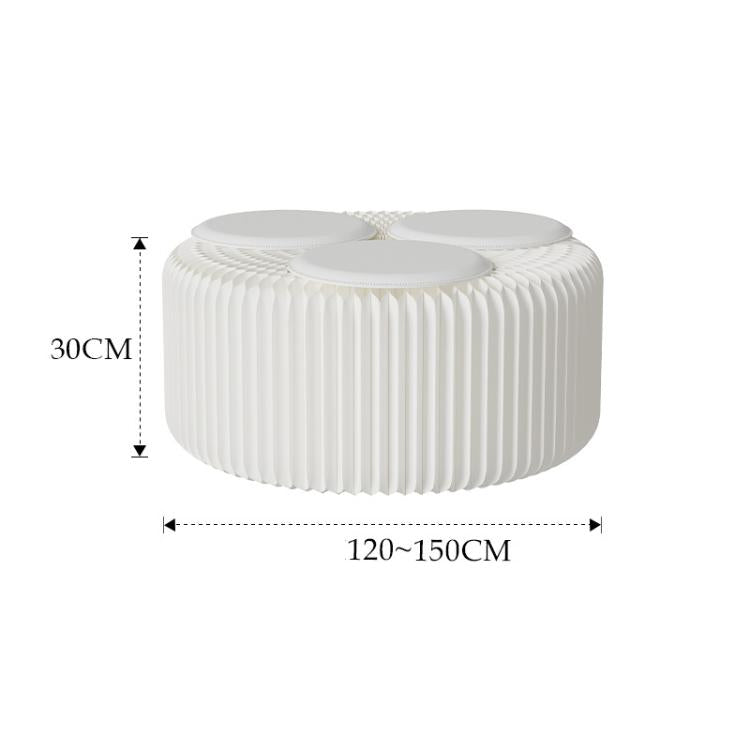 Accordion Expandable Paper Bench Folding Sofa Chair Entryway Stool, Height 30cm 3-Seater Brown, Height 30cm 6-Seater Brown, Height 30cm 9-Seater Brown, Height 44cm 3-Seater Brown, Height 44cm 6-Seater Brown, Height 44cm 9-Seater Brown                  ...