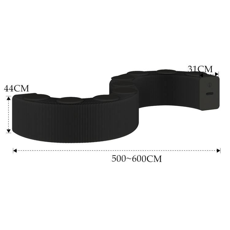 Accordion Expandable Paper Bench Folding Sofa Chair Entryway Stool, Height 30cm 3-Seater Brown, Height 30cm 6-Seater Brown, Height 30cm 9-Seater Brown, Height 44cm 3-Seater Brown, Height 44cm 6-Seater Brown, Height 44cm 9-Seater Brown                  ...