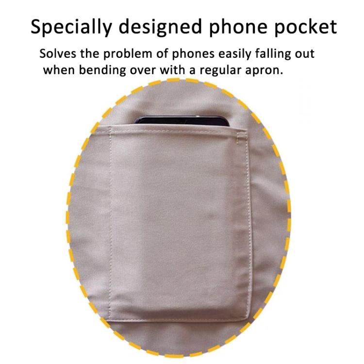 Waterproof Oil-Resistant Apron with Fork & Knife Print Unisex Adjustable Cooking Smock