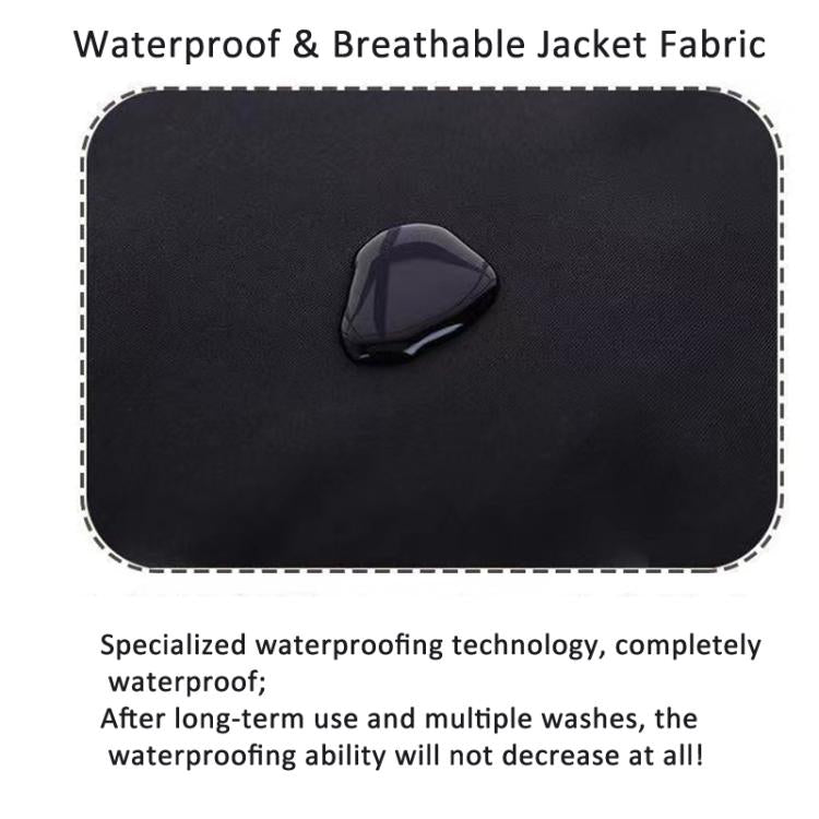 Waterproof Oil-Resistant Apron with Fork & Knife Print Unisex Adjustable Cooking Smock