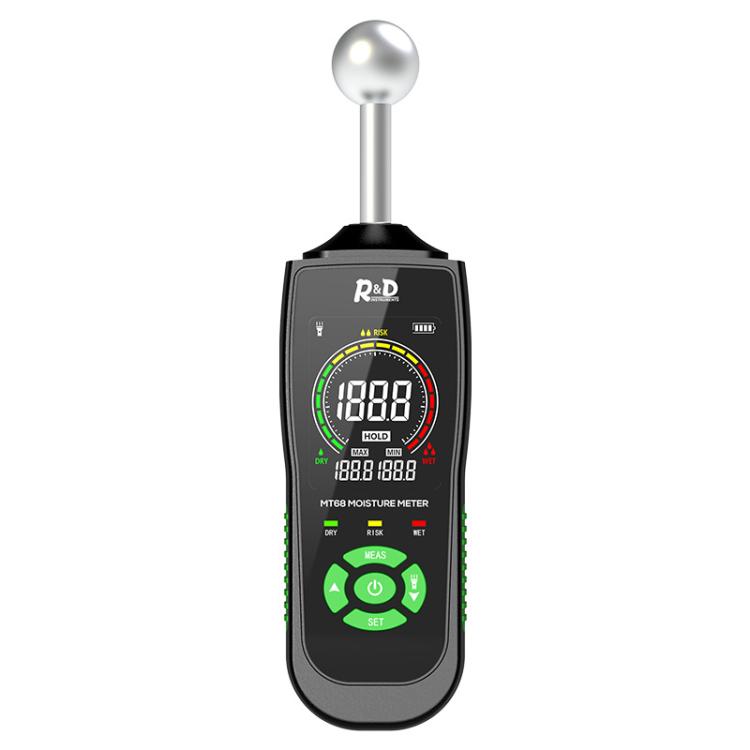 R&D INSTRUMENTS MT68 Spherical Wood Moisture Tester With Digital Display Alarm