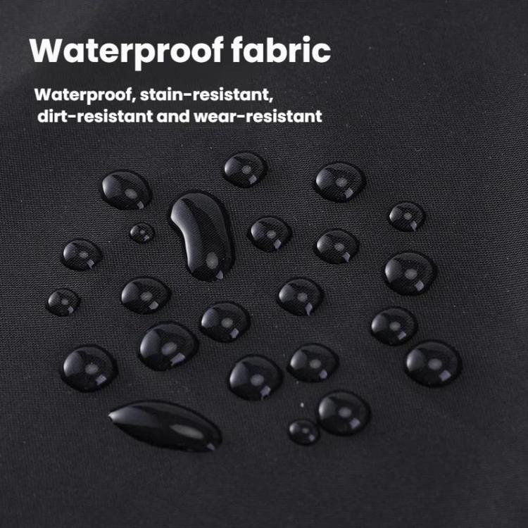 Waterproof Oil-Resistant Apron with Button Decoration Adjustable H-Back Straps