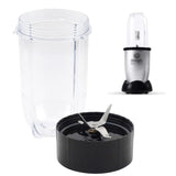 12 In 1 Replacement Parts Set for Magic Bullet 250W Personal Blender Includes 16oz Cup, Blade Base, Sealing Ring