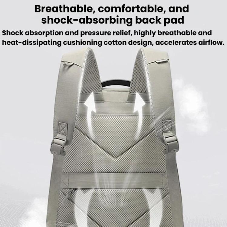 BANGE BG-8119 Large-Capacity Waterproof Shockproof Backpack Business Laptop Commuter Travel Bag