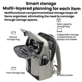 BANGE BG-8119 Large-Capacity Waterproof Shockproof Backpack Business Laptop Commuter Travel Bag