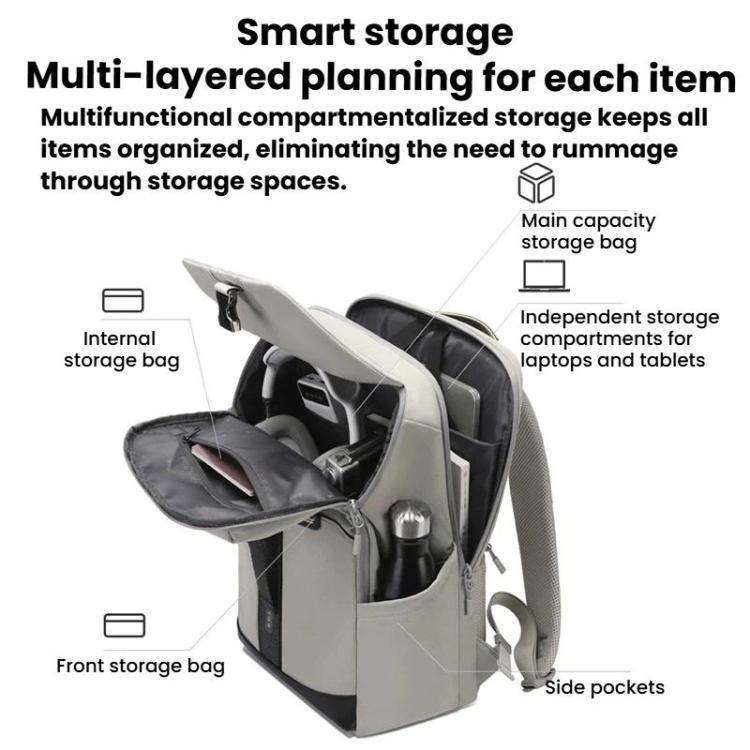 BANGE BG-8119 Large-Capacity Waterproof Shockproof Backpack Business Laptop Commuter Travel Bag