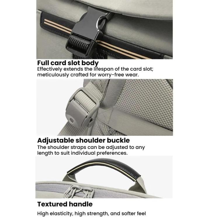 BANGE BG-8119 Large-Capacity Waterproof Shockproof Backpack Business Laptop Commuter Travel Bag