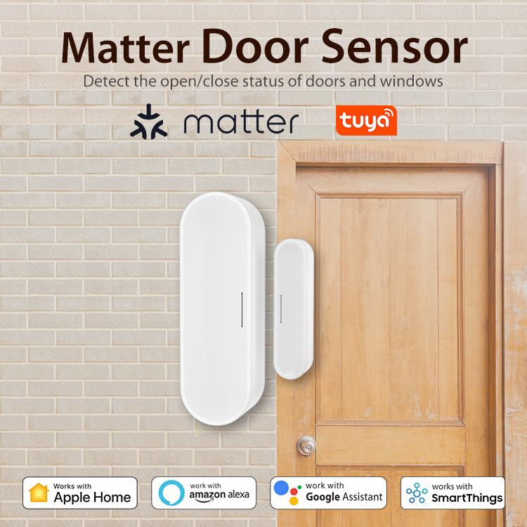 Matter Thread Door/Window Sensor Compatible With Tuya Smart Home System, Door/Window Sensor