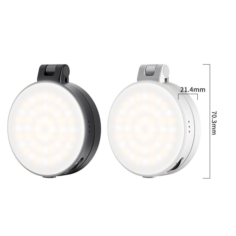 VRIG Magnetic Extendable Phone Fill Light With Mirror Foldable 2-In-1 Selfie Light Converts To Stand, 3 Color Temperatures