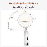 VRIG Magnetic Extendable Phone Fill Light With Mirror Foldable 2-In-1 Selfie Light Converts To Stand, 3 Color Temperatures