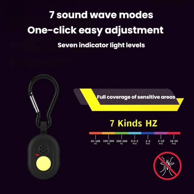 SB-1330B Multi-Functional Ultrasonic Portable Mosquito Repellent Clip Outdoor Silent Eco-Friendly Repeller