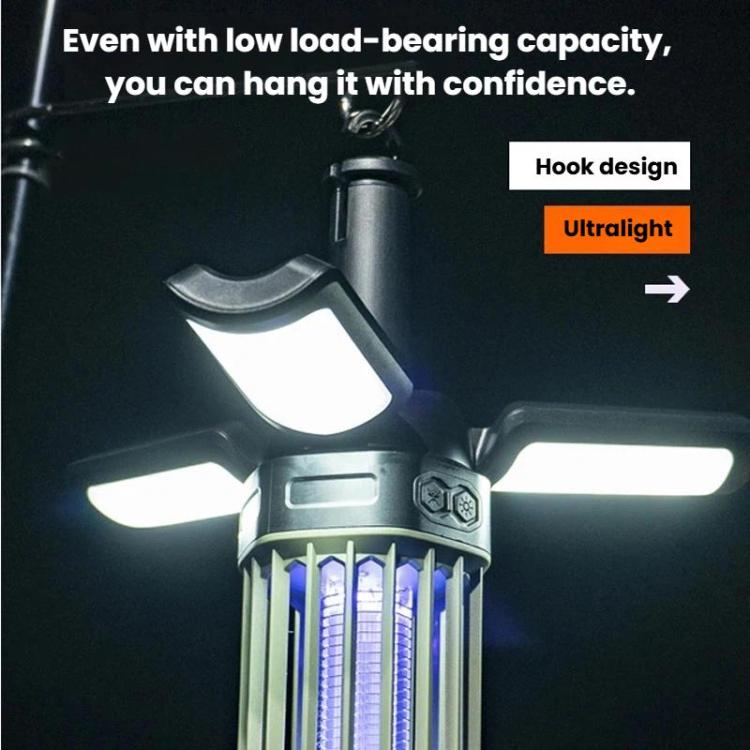 SB-6532 Foldable Lighting Mosquito Killer Lamp With Hook IPX6 Waterproof Portable Outdoor Mosquito Repellent, SB-6532