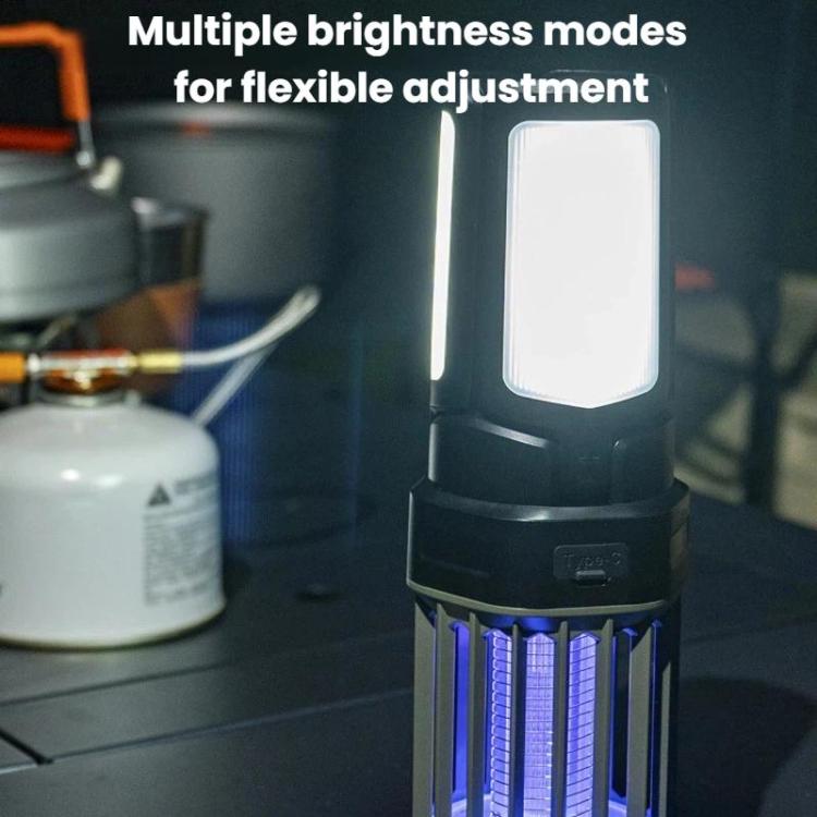 SB-6532 Foldable Lighting Mosquito Killer Lamp With Hook IPX6 Waterproof Portable Outdoor Mosquito Repellent, SB-6532