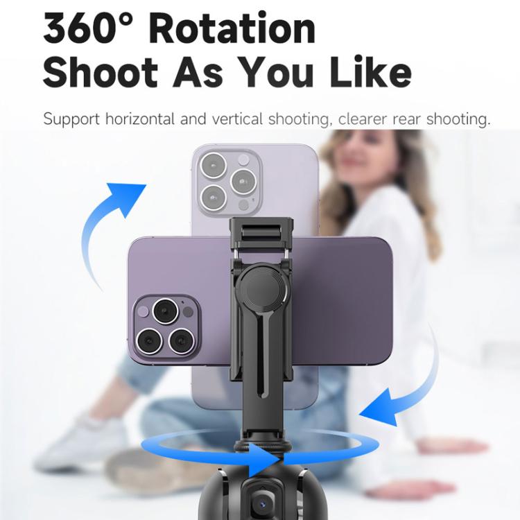 Human Tracking Anti-Shake Gimbal With Status Light Face Recognition Live Streaming Camera Stabilizer, P03
