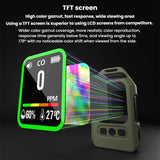 SB-9617 4 In 1 CO/CO2/Temperature & Humidity Detector Magnetic With Sound-Light Alarm Lighting