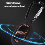 SB-1303B IPX4 Waterproof Ultrasonic Mosquito Repellent Portable Outdoor Mosquito Repeller, Buckle, Watch