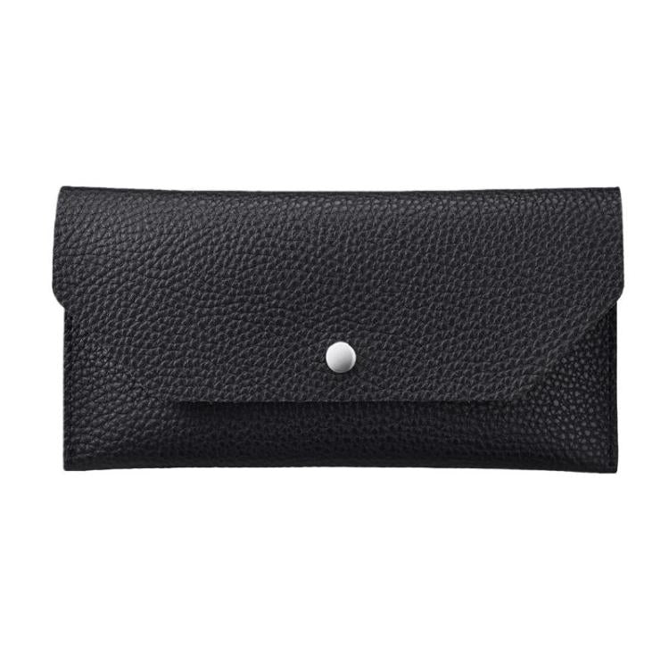 Long Leather Large-Capacity Wallet Women Versatile Clutch Bag