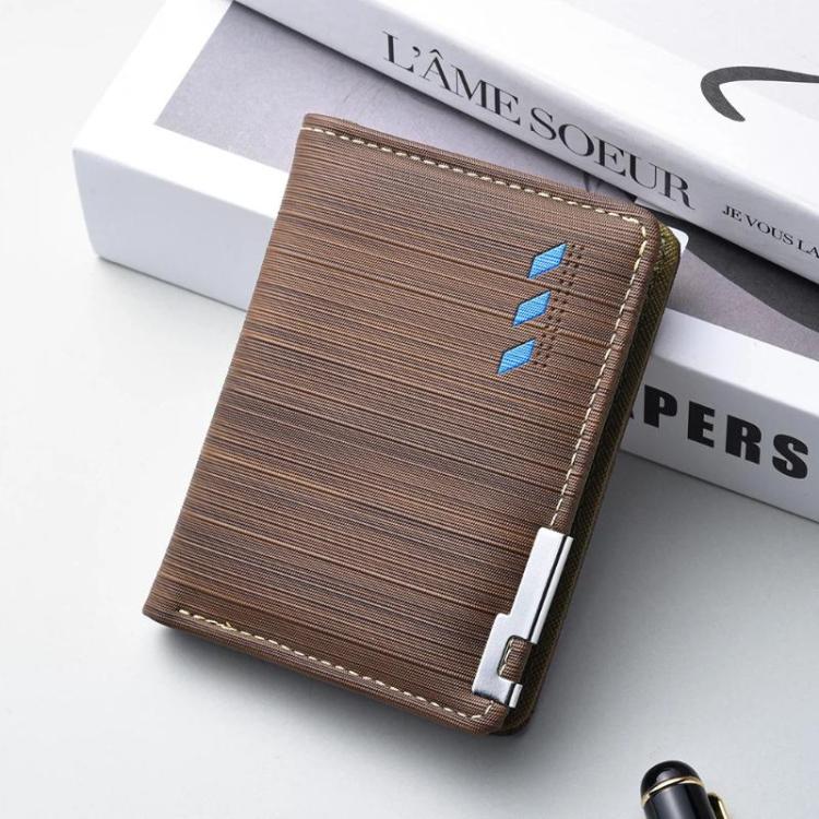 K3325 Men Short Compact Wallet Multi-Card Slot Bifold Card Holder