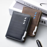 K3325 Men Short Compact Wallet Multi-Card Slot Bifold Card Holder