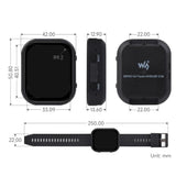 WAVESHARE ESP32-C6 2.06 Inch AMOLED Touch Watch Development Board, 410x502 Pixels, With Lithium Battery, No Lithium Battery