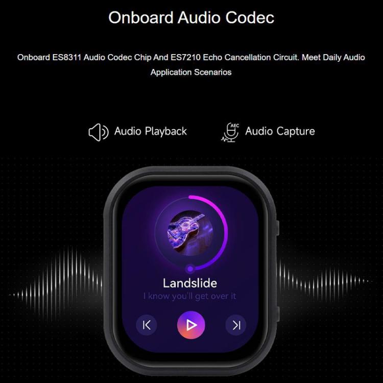 WAVESHARE ESP32-C6 2.06 Inch AMOLED Touch Watch Development Board, 410x502 Pixels, With Lithium Battery, No Lithium Battery