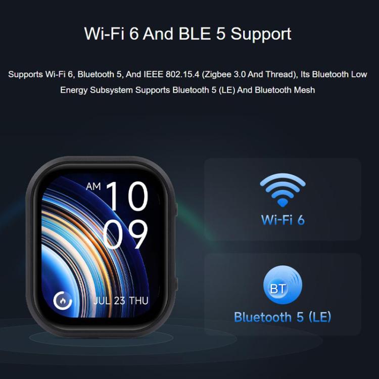 WAVESHARE ESP32-C6 2.06 Inch AMOLED Touch Watch Development Board, 410x502 Pixels, With Lithium Battery, No Lithium Battery