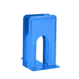 2pcs /Pack T-Shaped Metal Bookends Pen-Style Book Stands & Book Organizers for Shelves and Desk, Small Black, Small White, Small Blue, Medium Black, Medium White, Medium Blue, Large Black, Large White, Large Blue