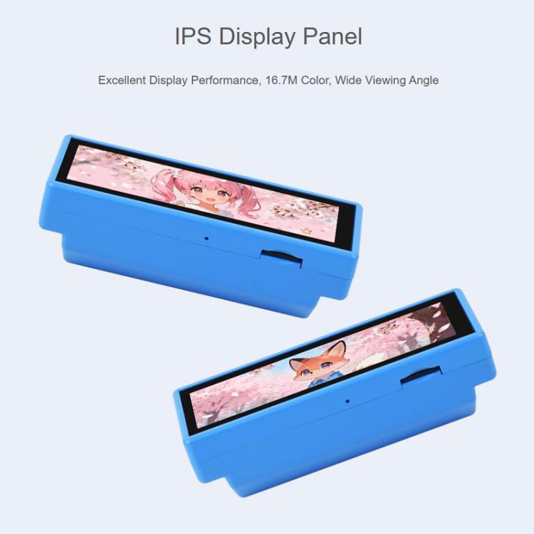 WAVESHARE 3.49 Nch Capacitive Touch Display RP2350 High Performance Development Board 172 X 640 Dual Core Dual Architecture, With Lithium Battery, No Lithium Battery