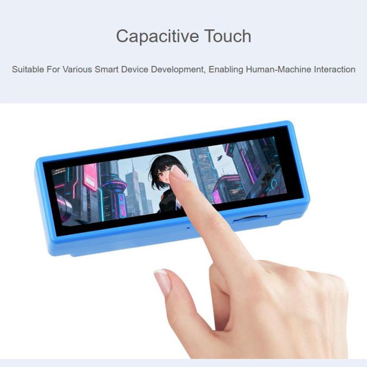 WAVESHARE 3.49 Nch Capacitive Touch Display RP2350 High Performance Development Board 172 X 640 Dual Core Dual Architecture, With Lithium Battery, No Lithium Battery