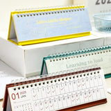2026 Mini Desk Calendar January - December English Monthly Planner Small Aesthetic Office Calendar