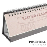 2026 Mini Desk Calendar January - December English Monthly Planner Small Aesthetic Office Calendar