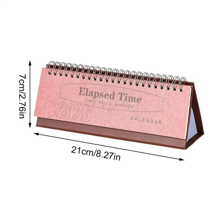 2026 Mini Desk Calendar January - December English Monthly Planner Small Aesthetic Office Calendar