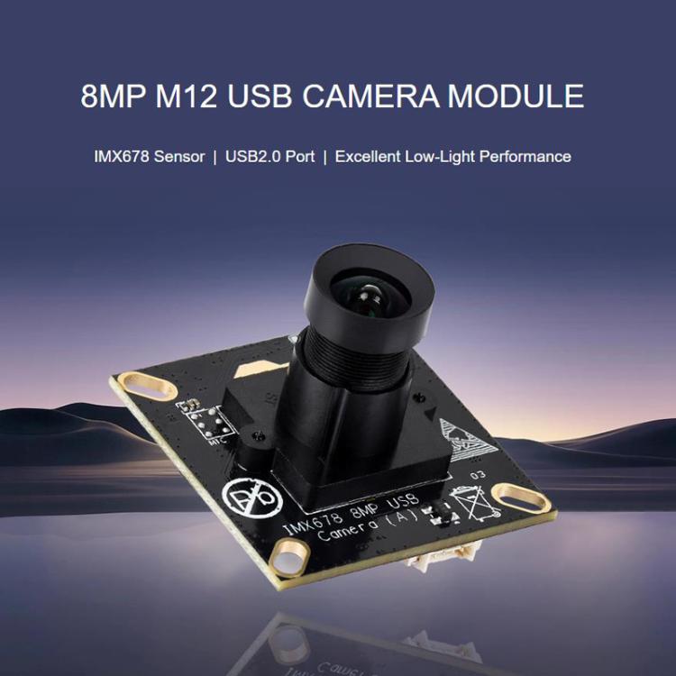 8MP M12 USB Camera Module, 32641