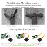 1.6MP M12 Mono Global Shutter Camera Module, 32427