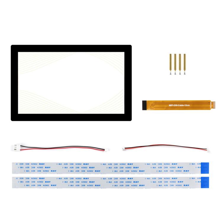 9 inch DSI High Color Gamut Touch Screen 720x1280 Pixel IPS Tempered Glass Panel Support 10 Points Touch, 32772