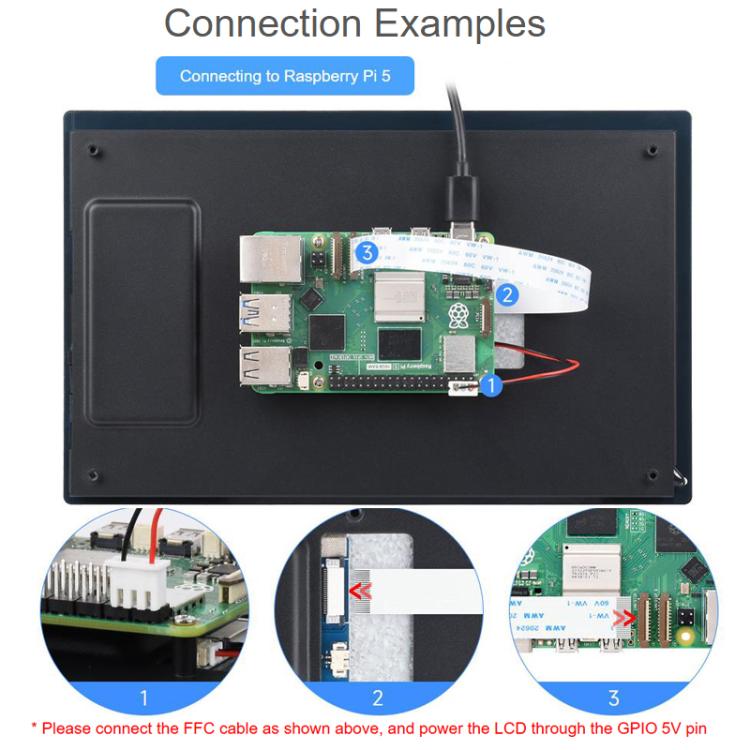 9 inch DSI High Color Gamut Touch Screen 720x1280 Pixel IPS Tempered Glass Panel Support 10 Points Touch, 32772